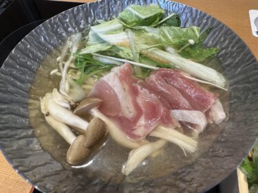 久米島赤鶏の出汁しゃぶ小鍋