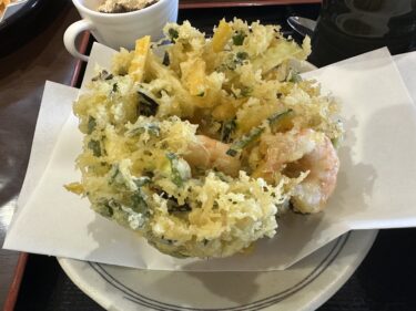 今月三回目の季節そば