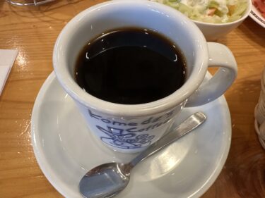 墓参掃除とモーニング