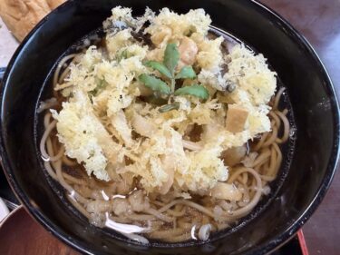 今月二度目の季節そば