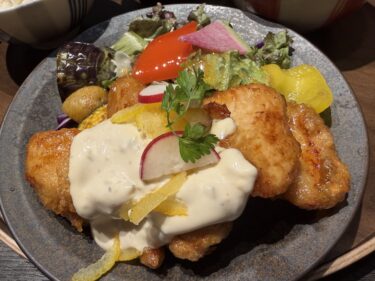 今日のお昼はチキン南蛮